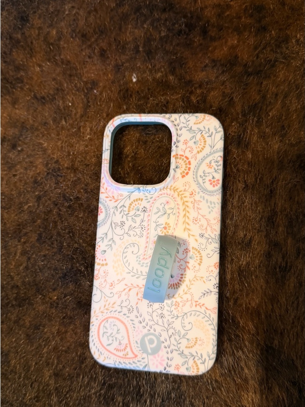 Loopy Floral Paisley iPhone 16 Pro Case - Pastel Multicolor